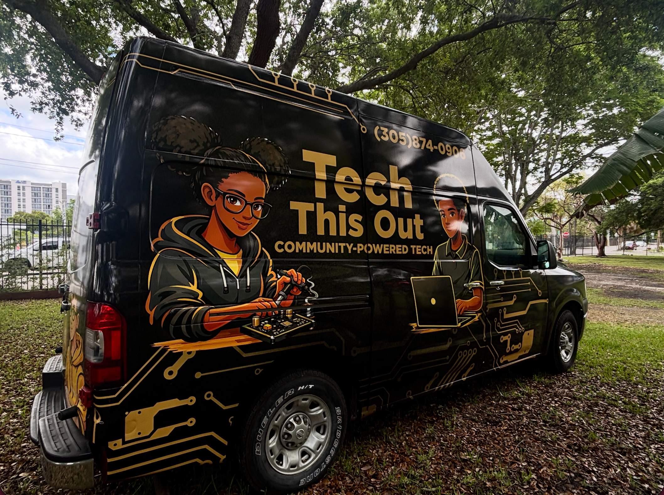 Tech This Out - Community-Powered Tech mobile van